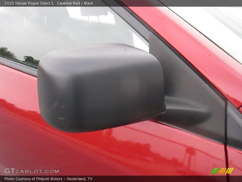Cayenne Red / Black 2015 Nissan Rogue Select S
