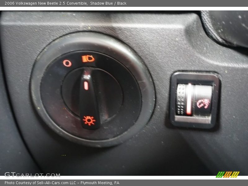 Shadow Blue / Black 2006 Volkswagen New Beetle 2.5 Convertible