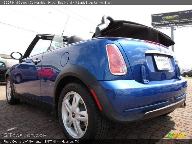 Hyper Blue Metallic / Lapis Blue/Panther Black 2005 Mini Cooper Convertible