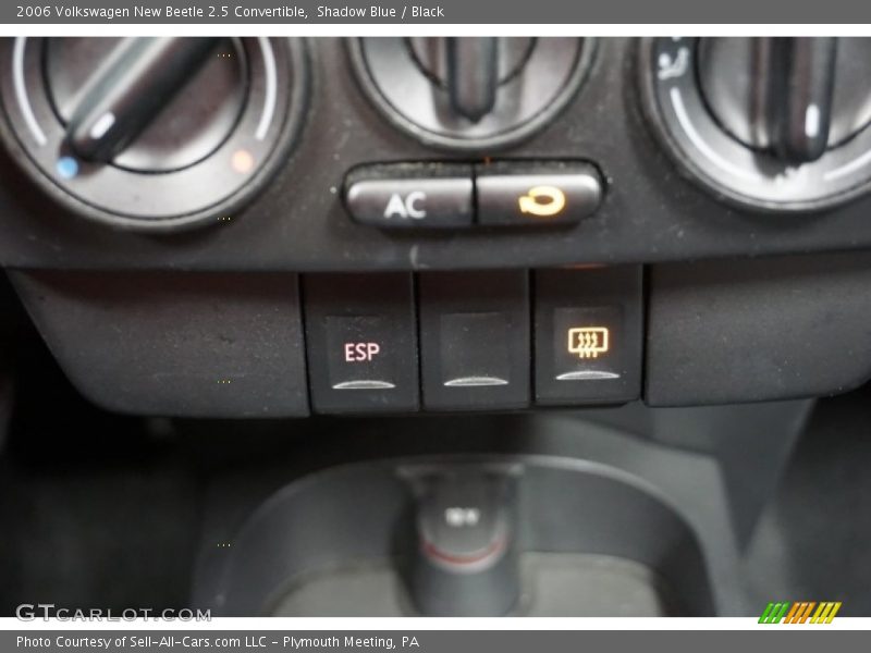 Shadow Blue / Black 2006 Volkswagen New Beetle 2.5 Convertible