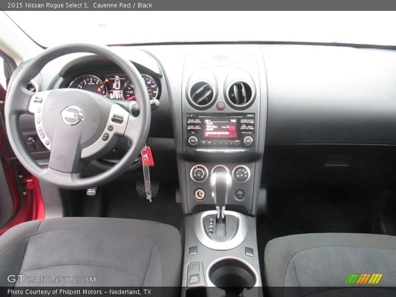 Cayenne Red / Black 2015 Nissan Rogue Select S