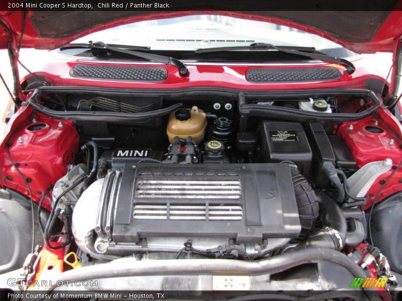 Chili Red / Panther Black 2004 Mini Cooper S Hardtop