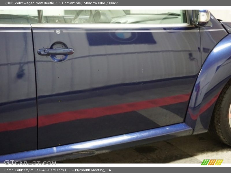 Shadow Blue / Black 2006 Volkswagen New Beetle 2.5 Convertible
