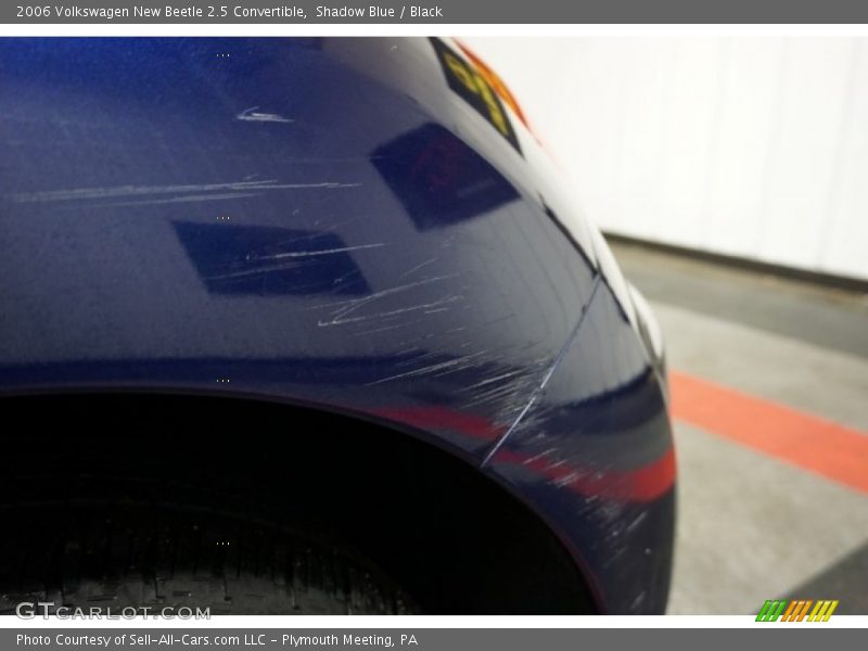 Shadow Blue / Black 2006 Volkswagen New Beetle 2.5 Convertible
