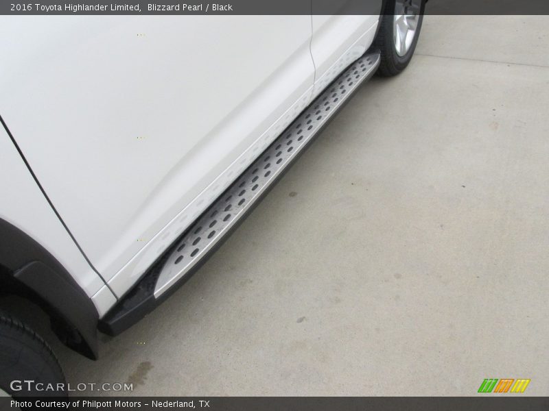 Blizzard Pearl / Black 2016 Toyota Highlander Limited