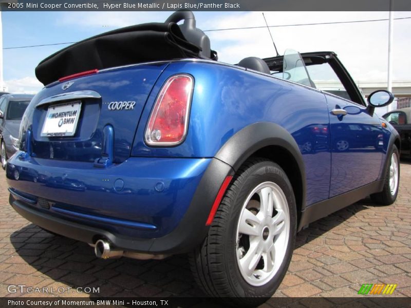 Hyper Blue Metallic / Lapis Blue/Panther Black 2005 Mini Cooper Convertible