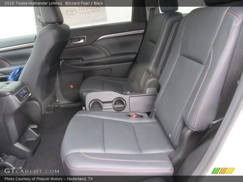 Blizzard Pearl / Black 2016 Toyota Highlander Limited