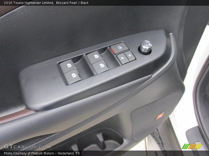 Blizzard Pearl / Black 2016 Toyota Highlander Limited