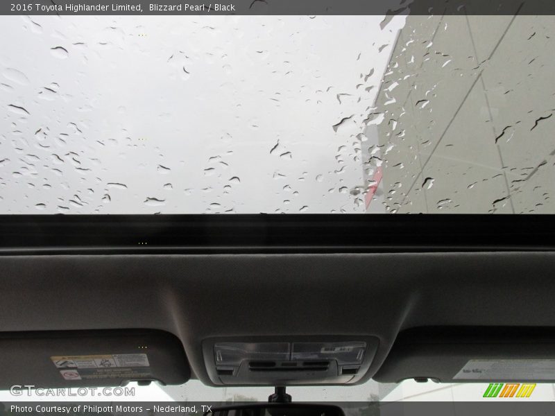 Blizzard Pearl / Black 2016 Toyota Highlander Limited