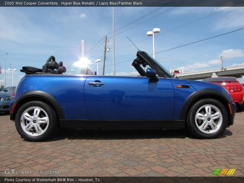 Hyper Blue Metallic / Lapis Blue/Panther Black 2005 Mini Cooper Convertible