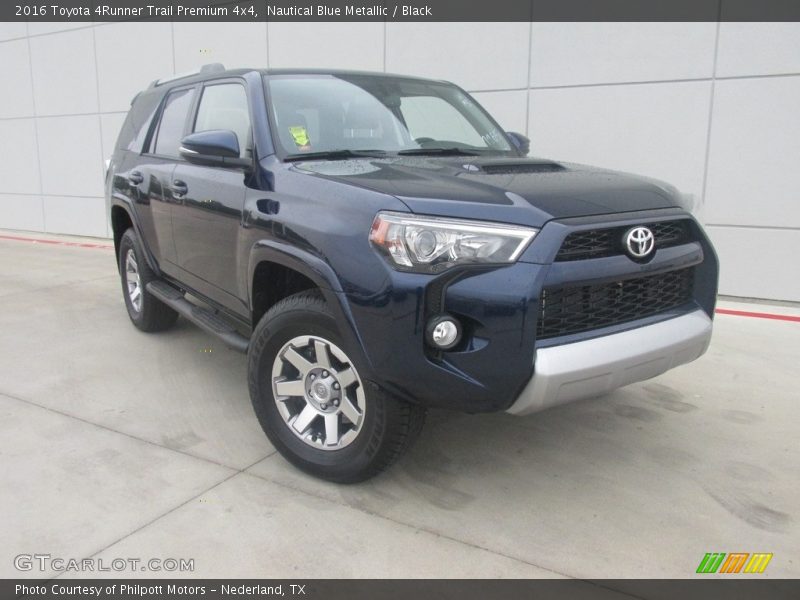 Nautical Blue Metallic / Black 2016 Toyota 4Runner Trail Premium 4x4
