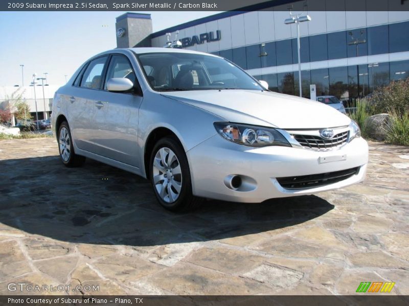 Spark Silver Metallic / Carbon Black 2009 Subaru Impreza 2.5i Sedan
