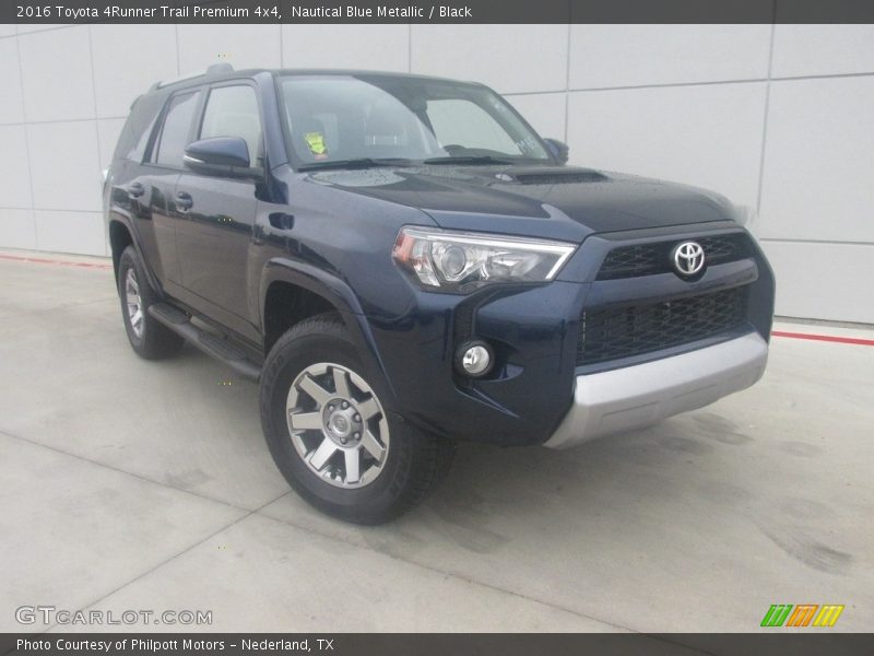 Nautical Blue Metallic / Black 2016 Toyota 4Runner Trail Premium 4x4