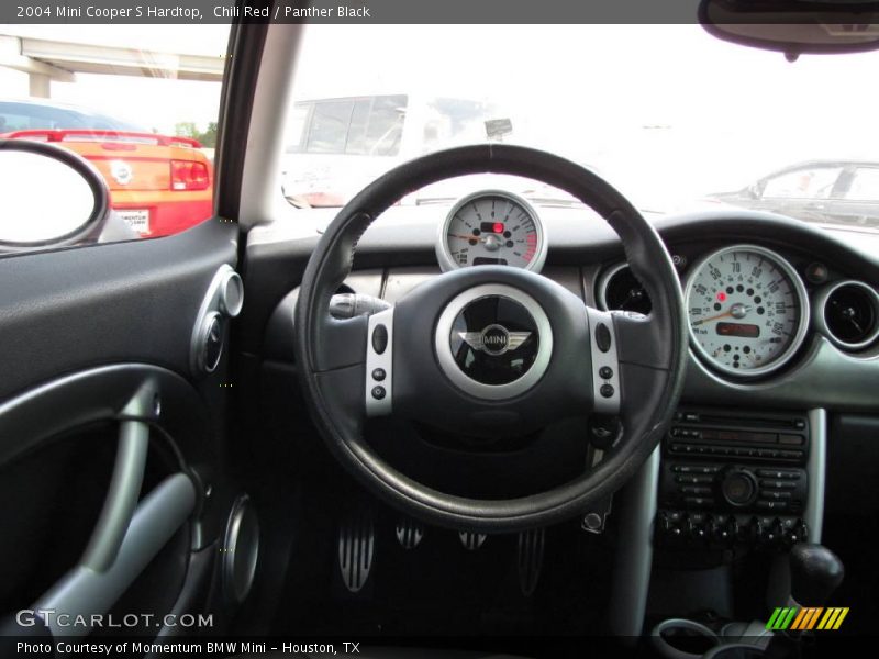 Chili Red / Panther Black 2004 Mini Cooper S Hardtop