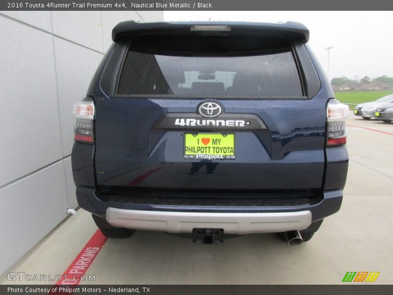 Nautical Blue Metallic / Black 2016 Toyota 4Runner Trail Premium 4x4