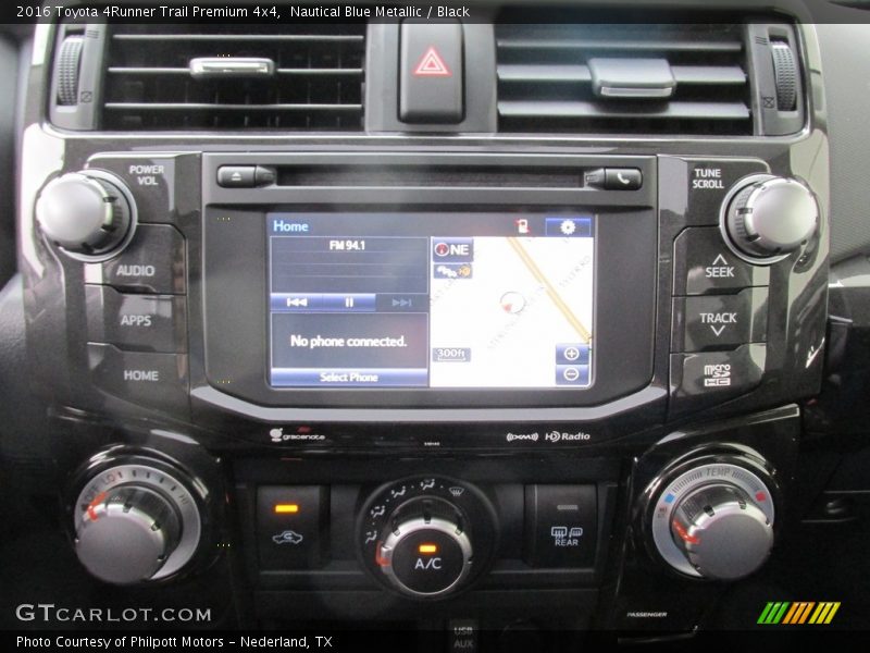 Nautical Blue Metallic / Black 2016 Toyota 4Runner Trail Premium 4x4