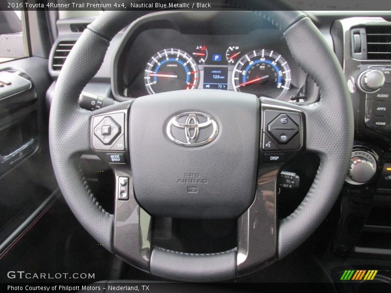 Nautical Blue Metallic / Black 2016 Toyota 4Runner Trail Premium 4x4