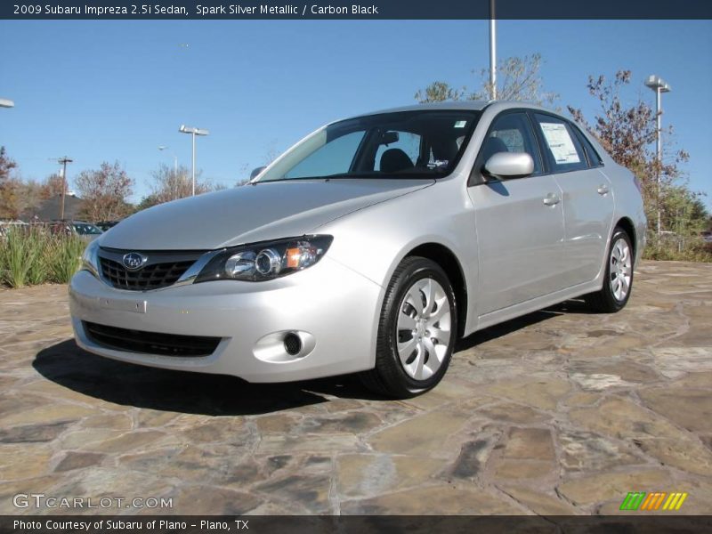 Spark Silver Metallic / Carbon Black 2009 Subaru Impreza 2.5i Sedan