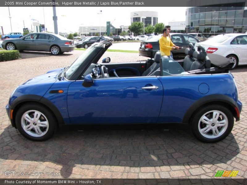 Hyper Blue Metallic / Lapis Blue/Panther Black 2005 Mini Cooper Convertible