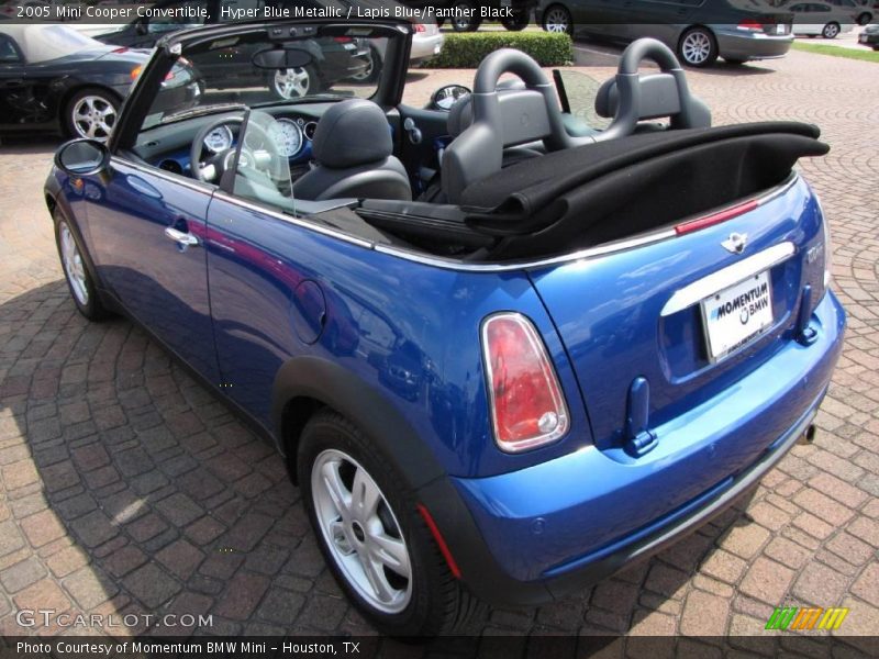 Hyper Blue Metallic / Lapis Blue/Panther Black 2005 Mini Cooper Convertible