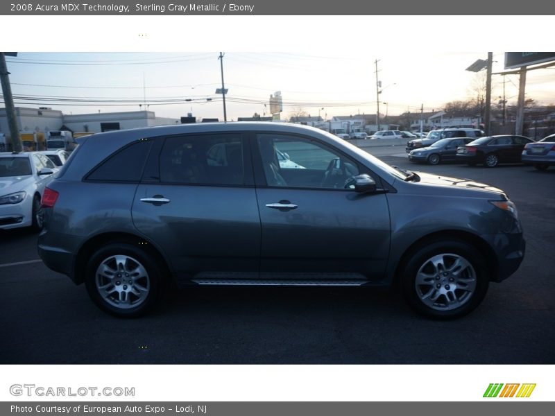 Sterling Gray Metallic / Ebony 2008 Acura MDX Technology