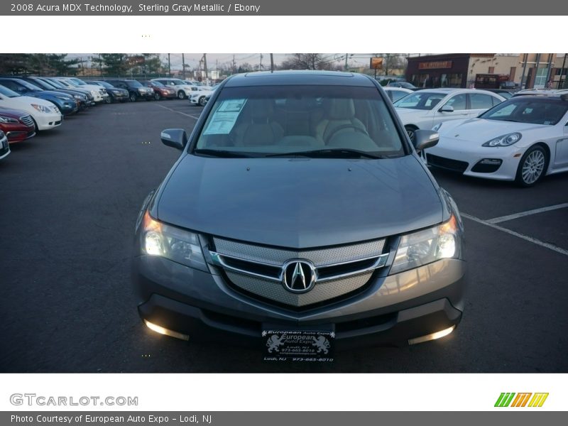 Sterling Gray Metallic / Ebony 2008 Acura MDX Technology