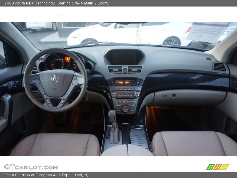 Sterling Gray Metallic / Ebony 2008 Acura MDX Technology