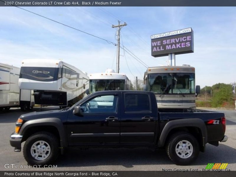 Black / Medium Pewter 2007 Chevrolet Colorado LT Crew Cab 4x4