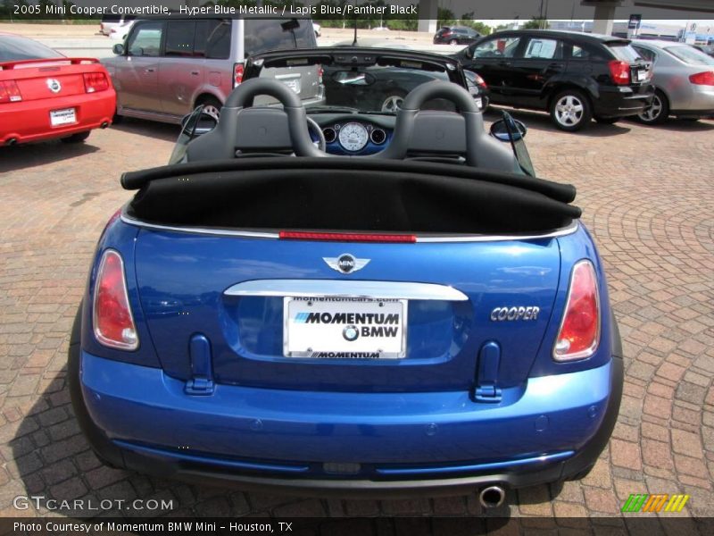 Hyper Blue Metallic / Lapis Blue/Panther Black 2005 Mini Cooper Convertible