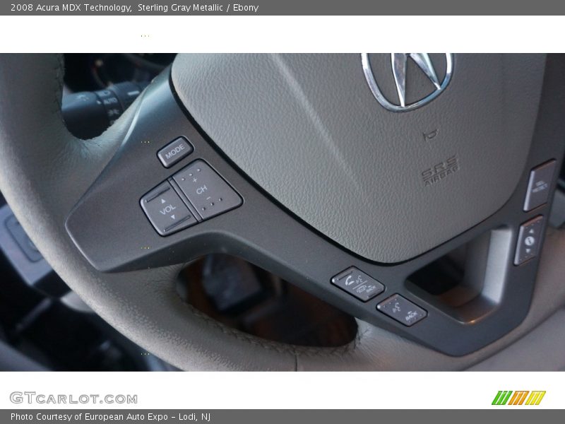 Sterling Gray Metallic / Ebony 2008 Acura MDX Technology