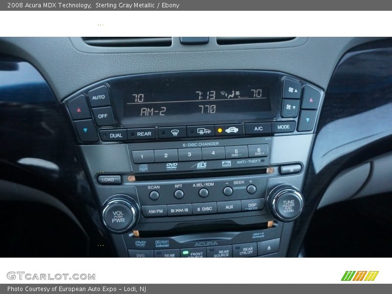 Sterling Gray Metallic / Ebony 2008 Acura MDX Technology