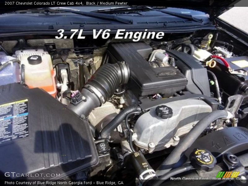 Black / Medium Pewter 2007 Chevrolet Colorado LT Crew Cab 4x4