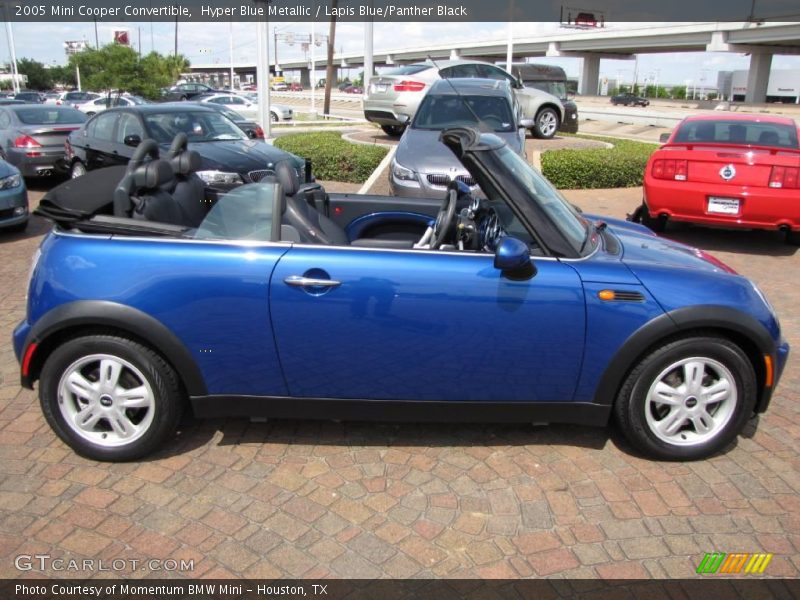 Hyper Blue Metallic / Lapis Blue/Panther Black 2005 Mini Cooper Convertible