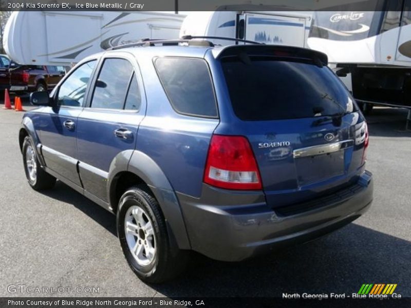 Ice Blue Metallic / Gray 2004 Kia Sorento EX
