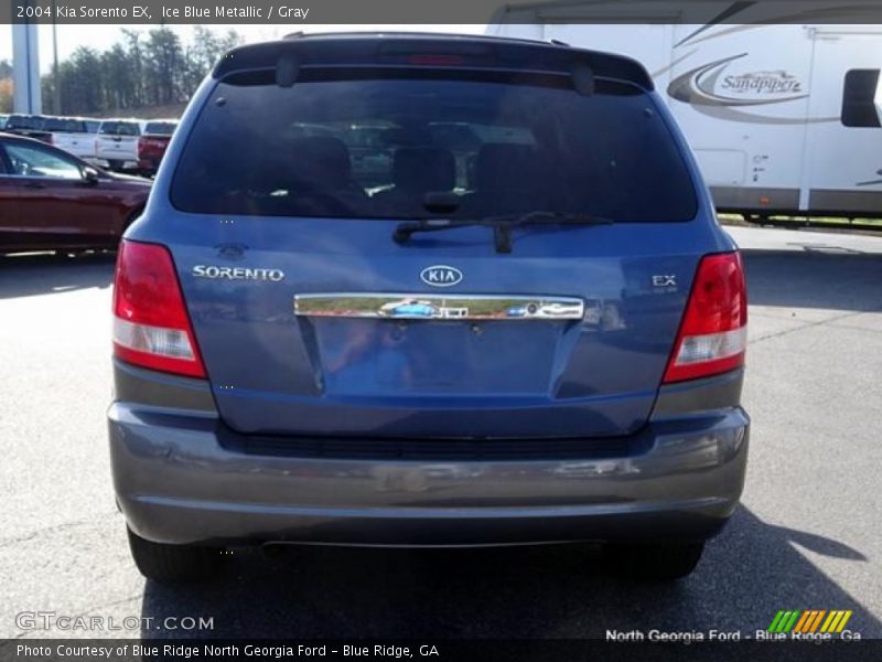 Ice Blue Metallic / Gray 2004 Kia Sorento EX