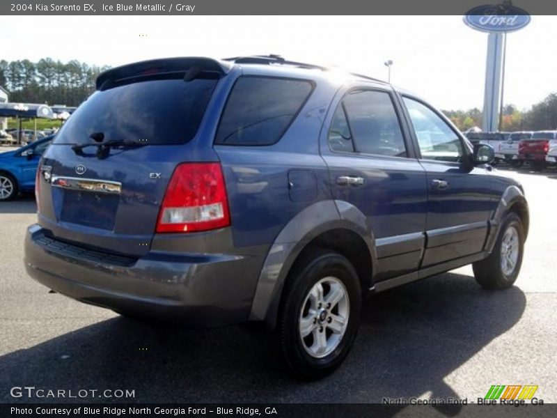 Ice Blue Metallic / Gray 2004 Kia Sorento EX