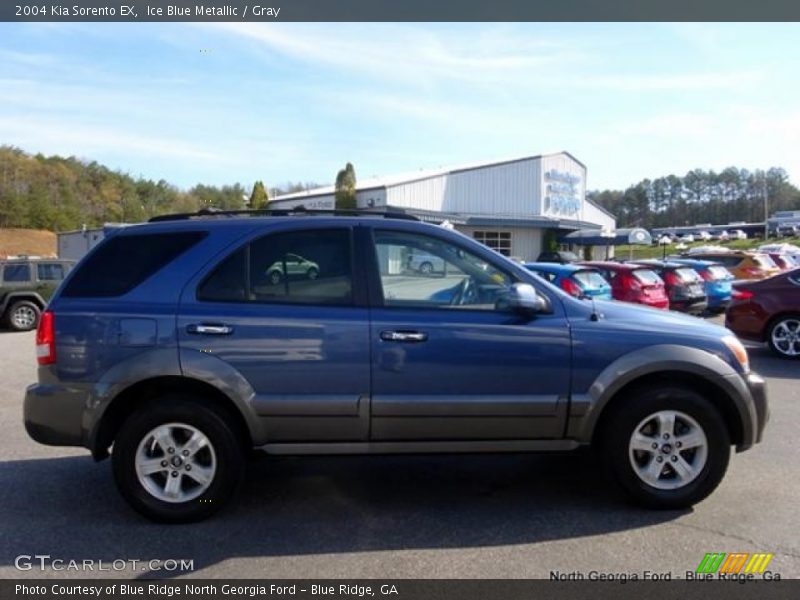 Ice Blue Metallic / Gray 2004 Kia Sorento EX
