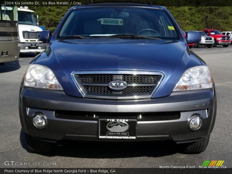 Ice Blue Metallic / Gray 2004 Kia Sorento EX