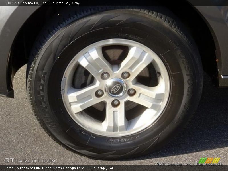 Ice Blue Metallic / Gray 2004 Kia Sorento EX