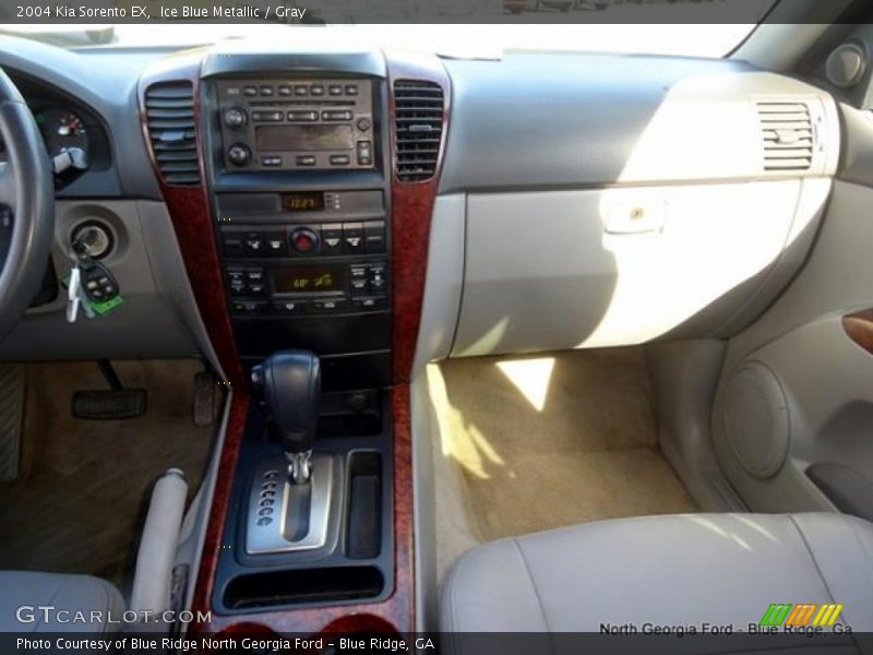 Ice Blue Metallic / Gray 2004 Kia Sorento EX