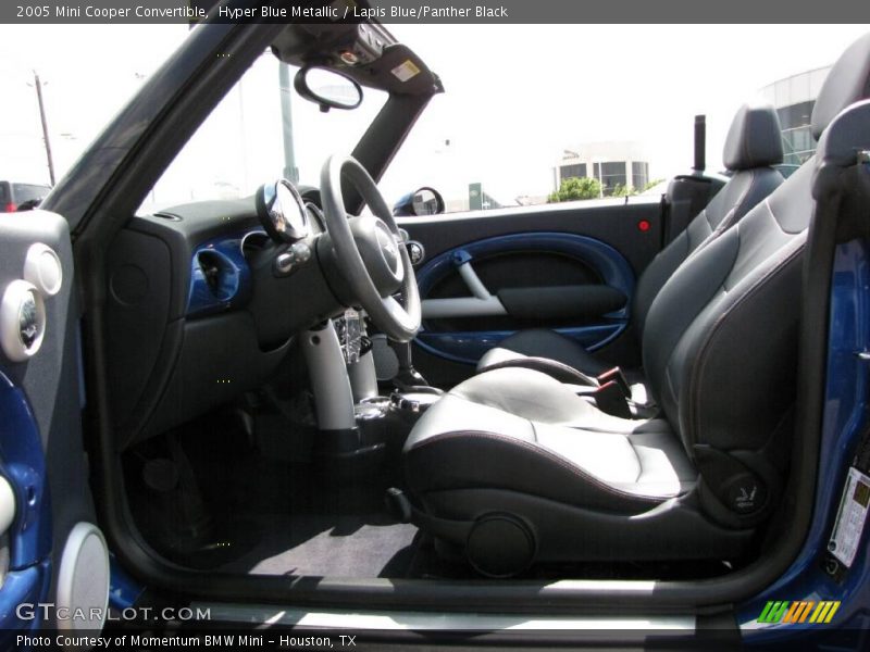 Hyper Blue Metallic / Lapis Blue/Panther Black 2005 Mini Cooper Convertible