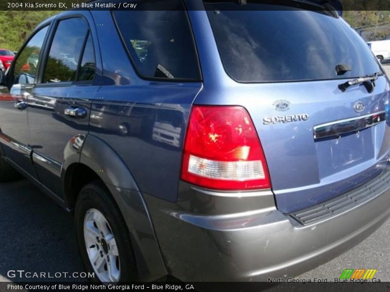 Ice Blue Metallic / Gray 2004 Kia Sorento EX