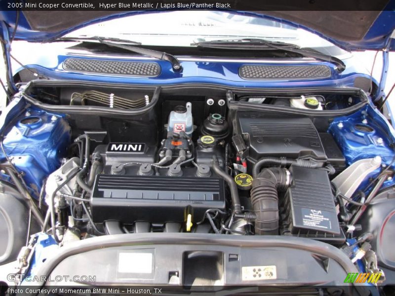 Hyper Blue Metallic / Lapis Blue/Panther Black 2005 Mini Cooper Convertible