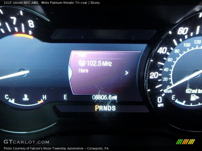White Platinum Metallic Tri-coat / Ebony 2015 Lincoln MKC AWD