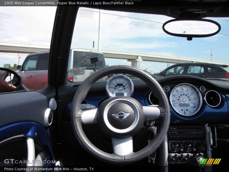 Hyper Blue Metallic / Lapis Blue/Panther Black 2005 Mini Cooper Convertible