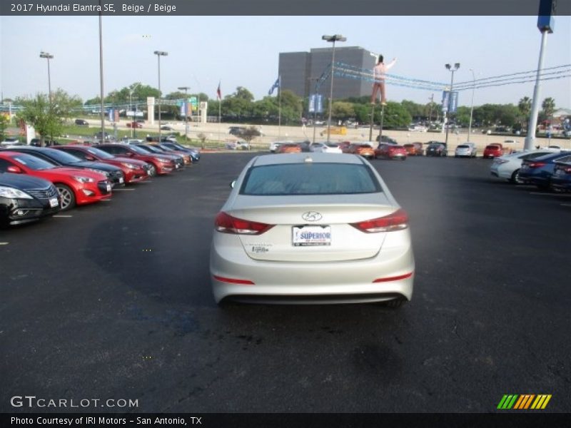 Beige / Beige 2017 Hyundai Elantra SE