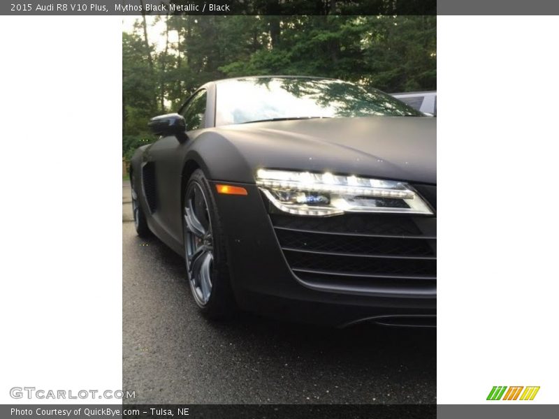 Mythos Black Metallic / Black 2015 Audi R8 V10 Plus