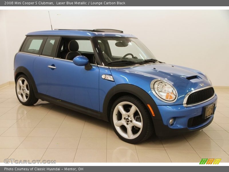 Laser Blue Metallic / Lounge Carbon Black 2008 Mini Cooper S Clubman