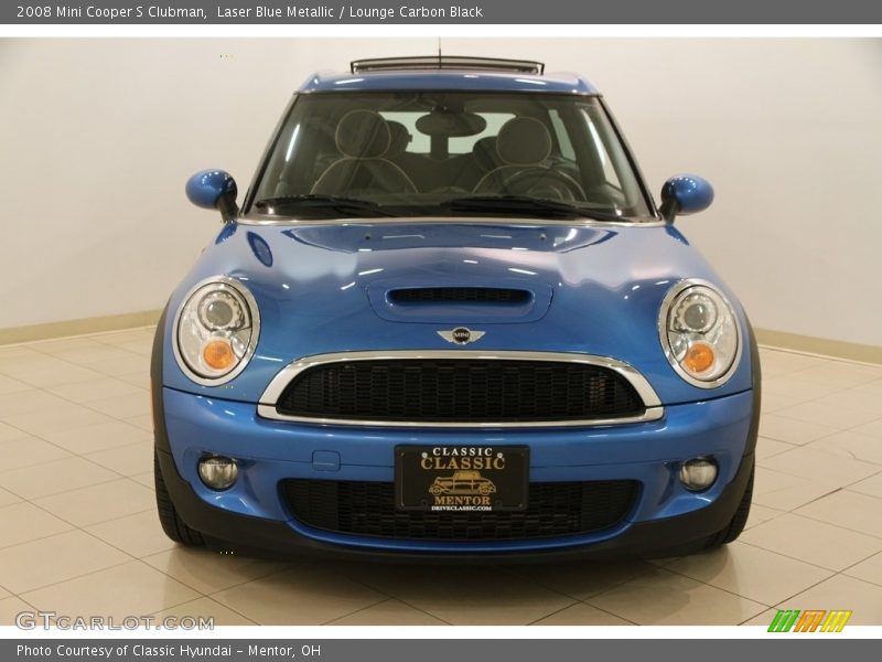 Laser Blue Metallic / Lounge Carbon Black 2008 Mini Cooper S Clubman