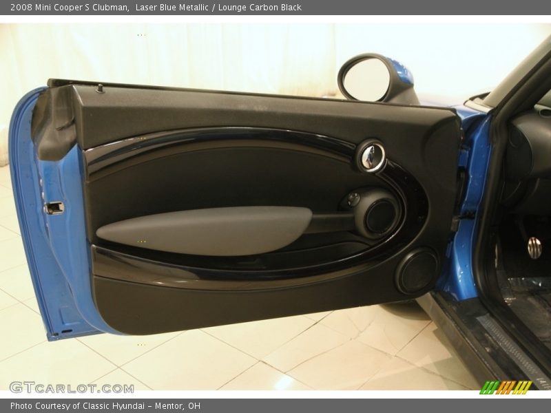 Laser Blue Metallic / Lounge Carbon Black 2008 Mini Cooper S Clubman